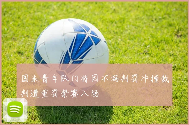 国米青年队门将因不满判罚冲撞裁判遭重罚禁赛八场